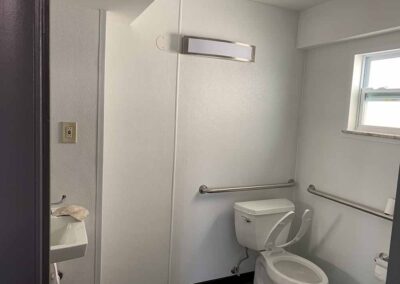 Remodeled white bathroom